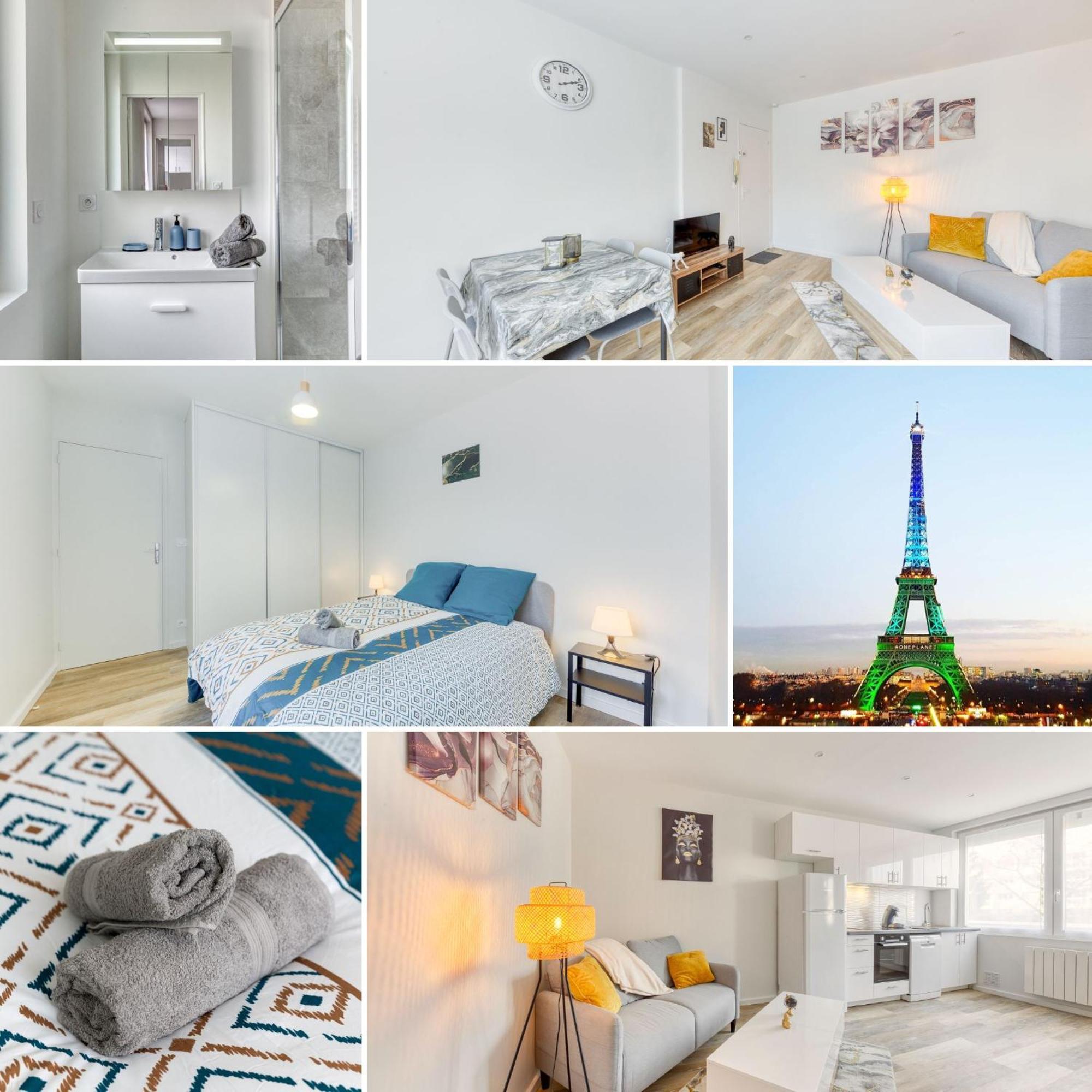 Cozy Appart 5 A 3' De La Gare - Cozy Houses Palaiseau Zewnętrze zdjęcie